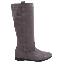 Bottes plates Flatty Gris