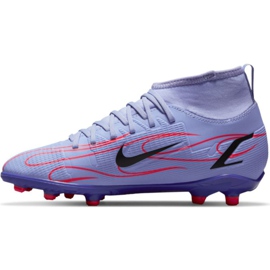 Nike Mercurial Superfly 8 Club Km Mg Jr DB0925 506 chaussures de football rose-mauve violet