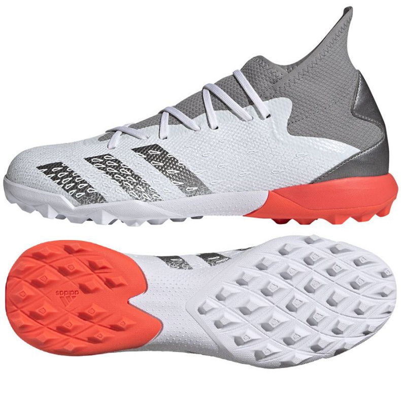 Chaussures de foot Adidas Predator Freak.3 Tf M FY6309 gris, blanc gris