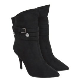 Bottines à talons Elssa noires le noir