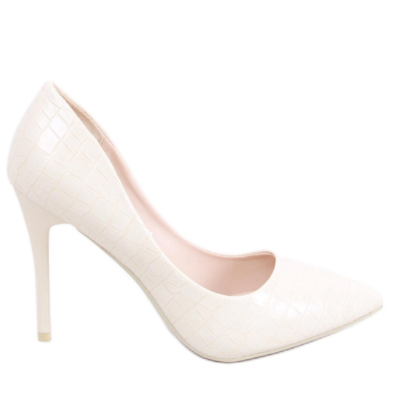 Escarpins femme peau de serpent Hanne Beige