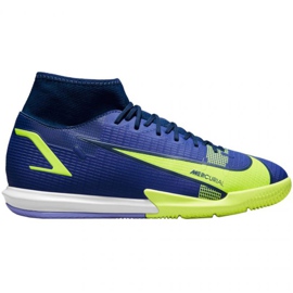 Nike Mercurial Superfly 8 Academy Ic M CV0847 474 chaussures de football bleu vert bleu