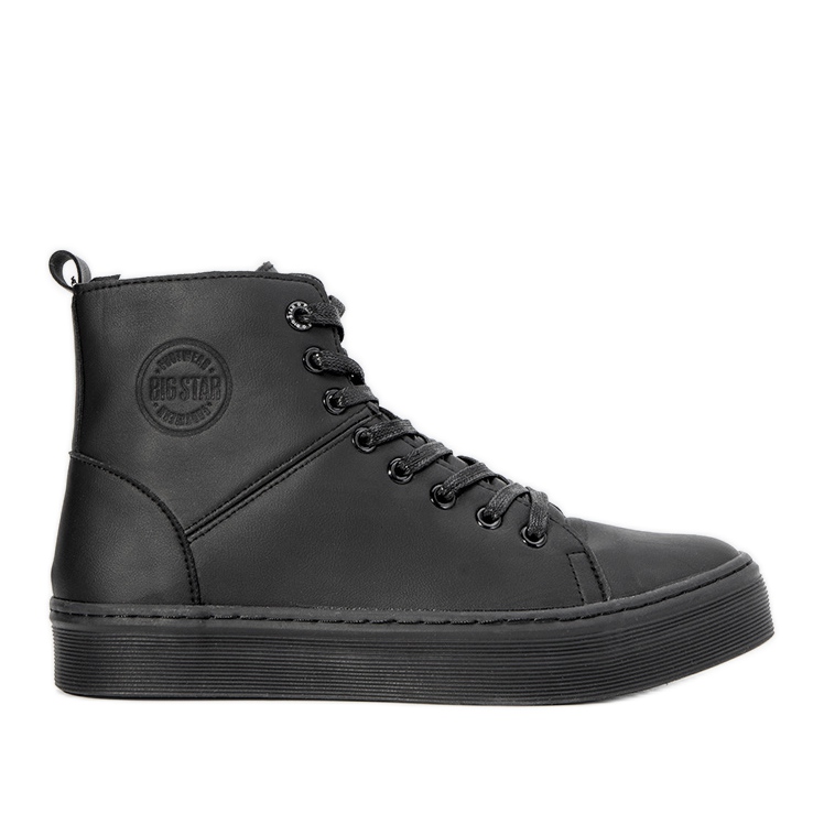 Baskets homme Big Star métallisées noires le noir Baskets homme Big Star métallisées noires le noir