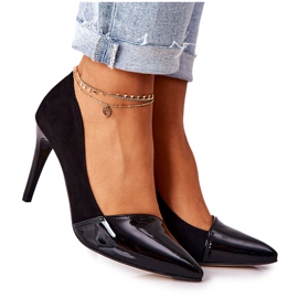 Cuir Monnari 0170-020 Escarpins Noir le noir