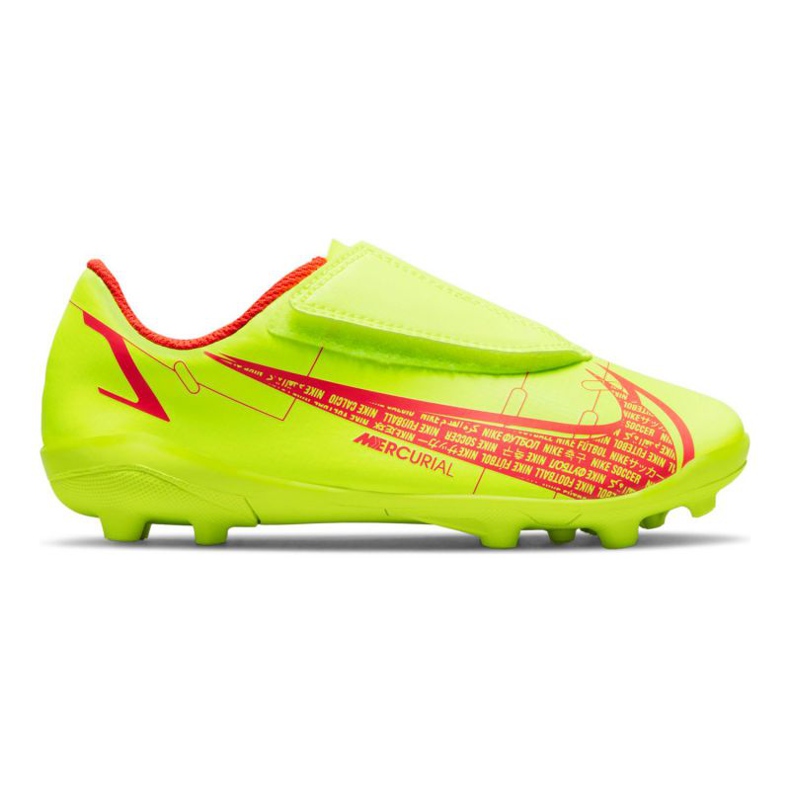 Chaussures de football Nike Mercurial Vapor 14 Club Mg Jr CV0833-760 vert vert