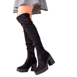 Seastar Bottes à plateforme à la mode le noir