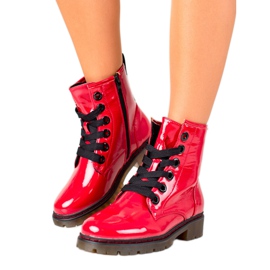 Evento Bottines laquées rouges