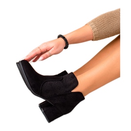 Evento Boots à empiècement ajouré noir