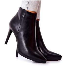 Bottes pour femmes à talon haut Sergio Leone BT501 noir