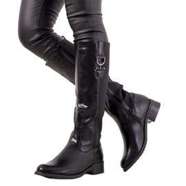 Bottes chaudes noires pour femmes par Nicolai