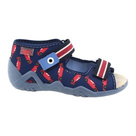 Chaussures enfant Befado jaune 350P018 rouge bleu marine