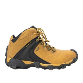 Chaussures de sport isolées Barry pour hommes camel jaune