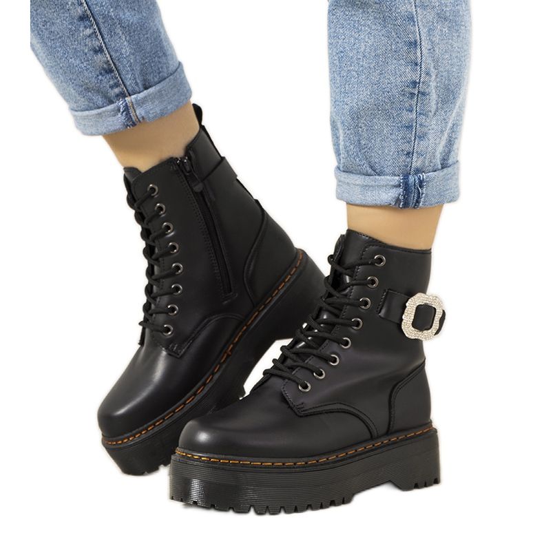 Bottes isolées Henra noires pour femmes le noir