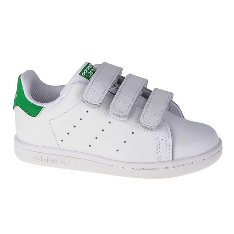 Chaussures adidas Stan Smith Cf Inf Jr BZ0520 blanche vert Chaussures adidas Stan Smith Cf Inf Jr BZ0520 blanche vert