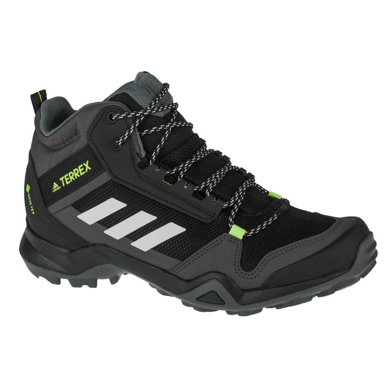 Chaussures Adidas Terrex AX3 Mid Gtx M FX4561 le noir gris