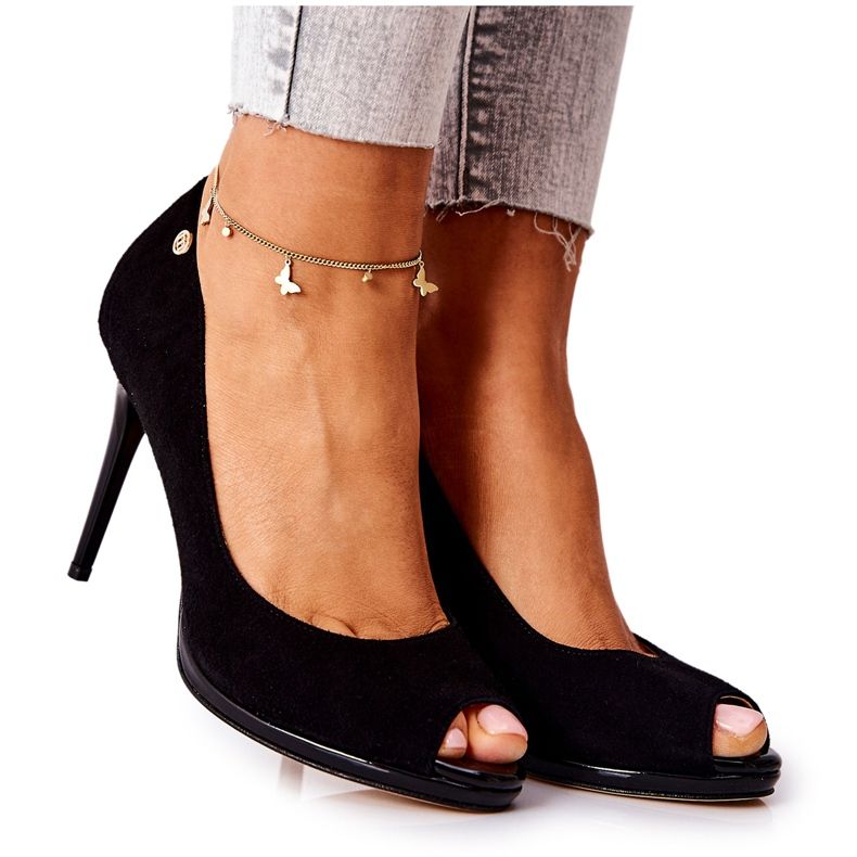 Daim Monnari 0490-020 Talons hauts noirs le noir