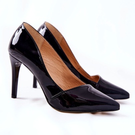 Escarpins Laqués Spitz Monnari 0110-M20 Noir