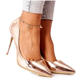 PG2 Talons Miroir Élégant Or Rose Adrinnah doré