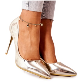 PG2 Talons Miroir Élégant Or Adrinnah d'or PG2 Talons Miroir Élégant Or Adrinnah d'or