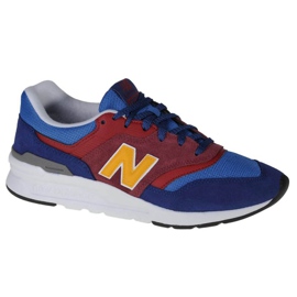 Chaussures New Balance M CM997HVM rouge bleu jaune