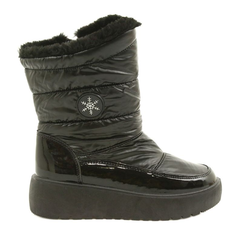 Bottes de neige noires flocon Filippo DBT3404 le noir