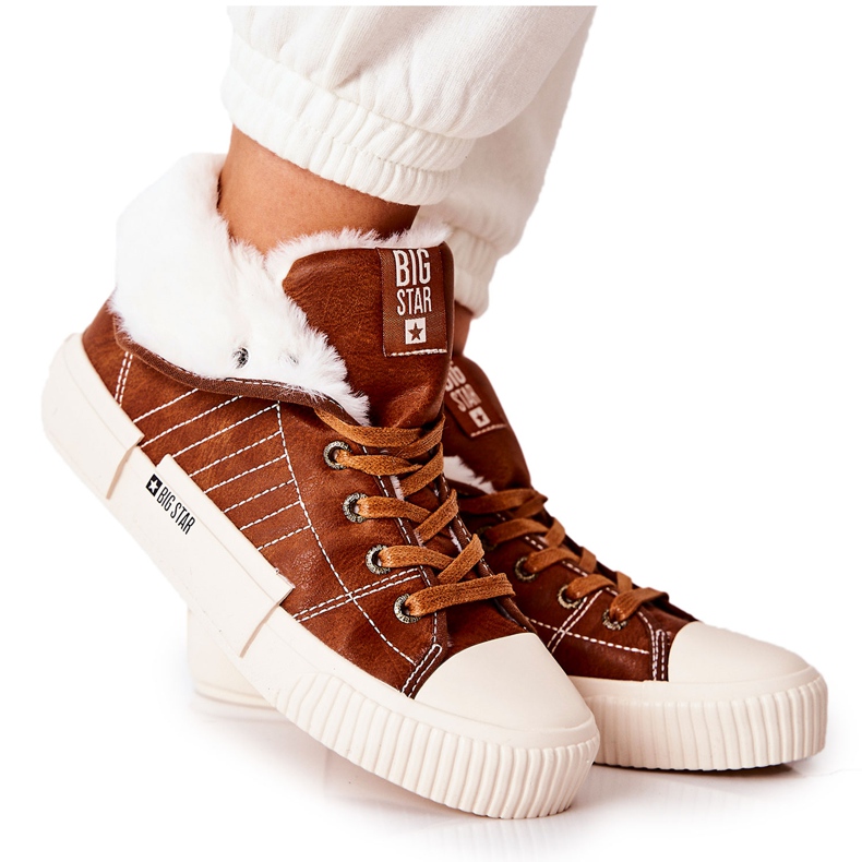 Baskets Isolées Femme Big Star II274152 Camel brun Baskets Isolées Femme Big Star II274152 Camel brun