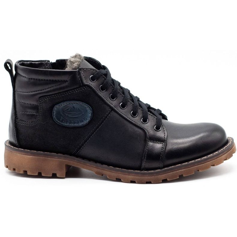 Mario Pala Bottes d'hiver pour hommes noires 865MP le noir
