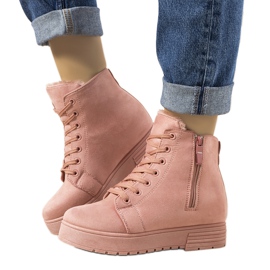 Baskets roses avec un coin Lara Baskets roses avec un coin Lara