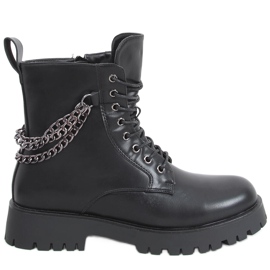 Boots boots à chaines Tokio Black noir