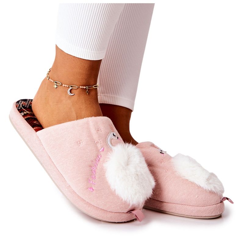 Chaussons chauds Swan Rose clair Rey Chaussons chauds Swan Rose clair Rey