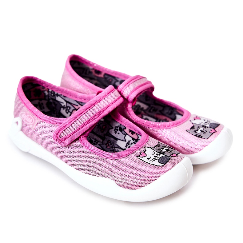 BEFADO S.A. Chaussons ballerines Befado Chats 114X465 Rose BEFADO S.A. Chaussons ballerines Befado Chats 114X465 Rose