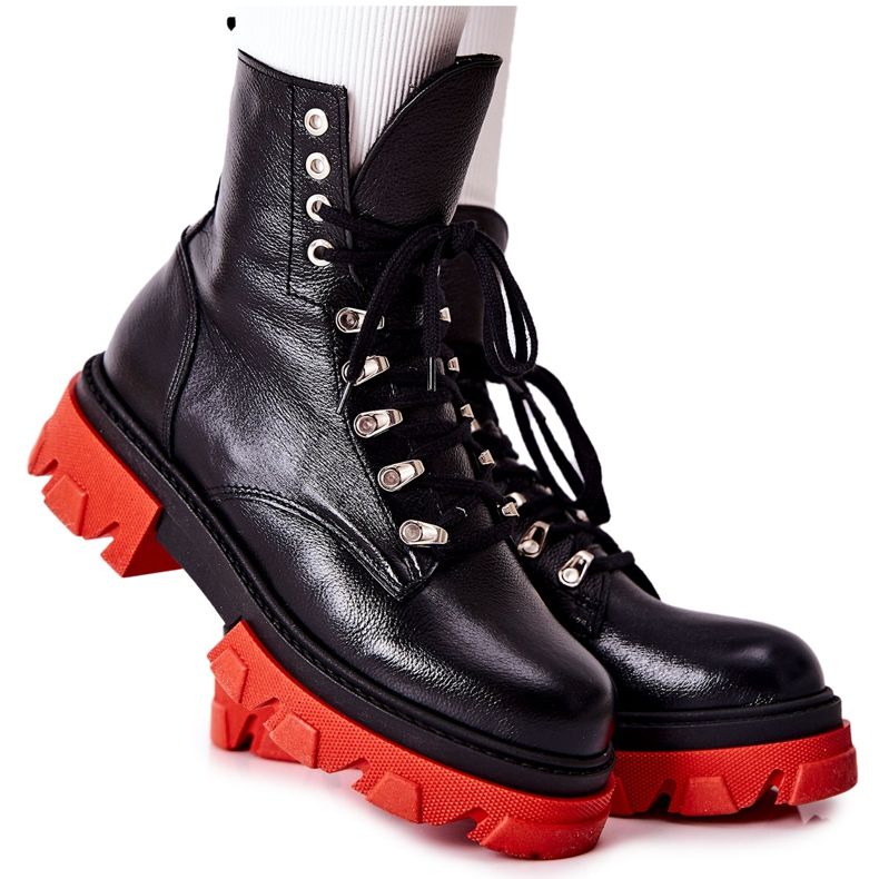 PF1 Bottes en cuir chaudes Workers Black Kelley le noir PF1 Bottes en cuir chaudes Workers Black Kelley le noir