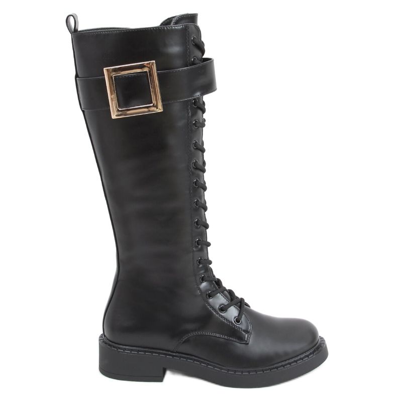 Bottines à lacets Naomi Noir le noir