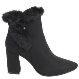 Bottines à talons hauts Alison Black le noir
