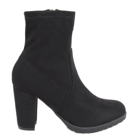 Bottes à talons hauts de Dani Black le noir
