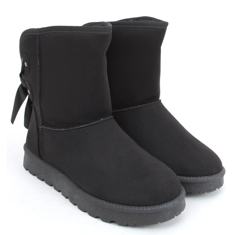 Bottes de neige Emusy avec nœuds Stella Black le noir Bottes de neige Emusy avec nœuds Stella Black le noir