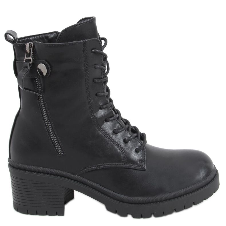 Bottes militaires Riko Noir le noir Bottes militaires Riko Noir le noir
