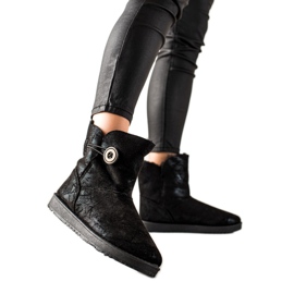 Evento Mukluki avec des paillettes noir