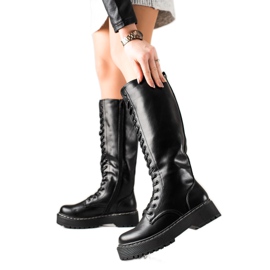 Evento Travailleurs à lacets élevés noir