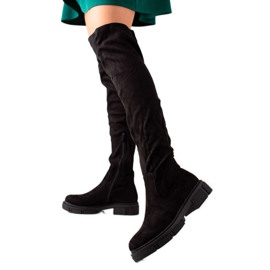Laura Mode Bottes classiques le noir