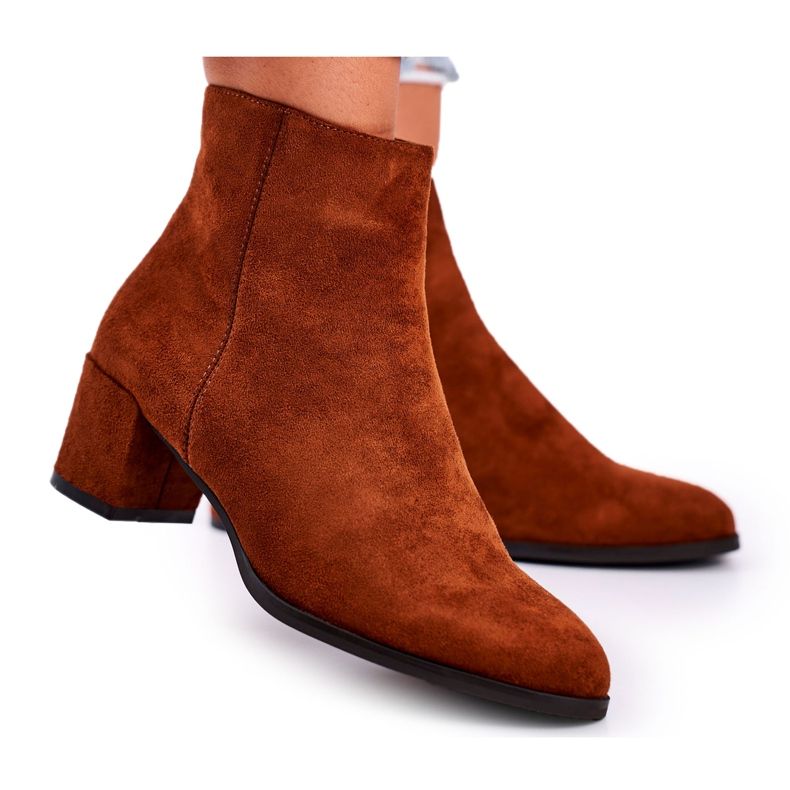 Bottes pour femmes Sergio Leone Camel BT528 brun