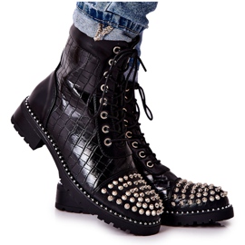 WT1 Bottines Sorela noires avec fermetures éclair le noir