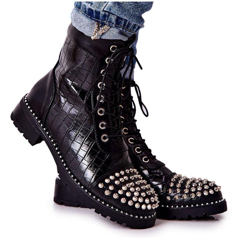 WT1 Bottines Sorela noires avec fermetures éclair le noir