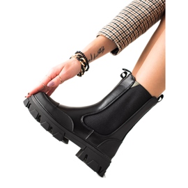 Seastar Bottes de mode de travail le noir