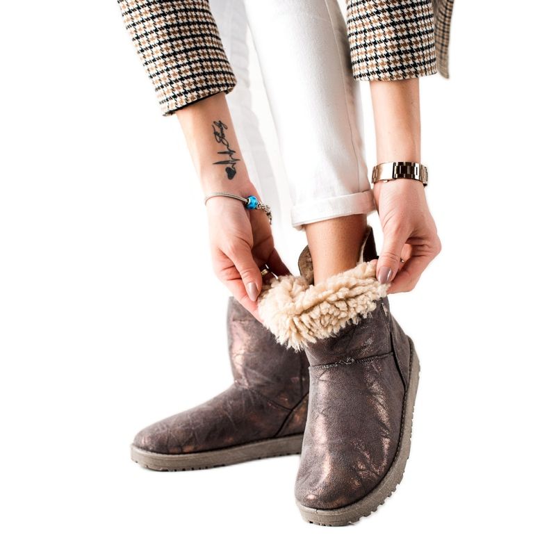 Evento Mukluki avec des paillettes brun Evento Mukluki avec des paillettes brun