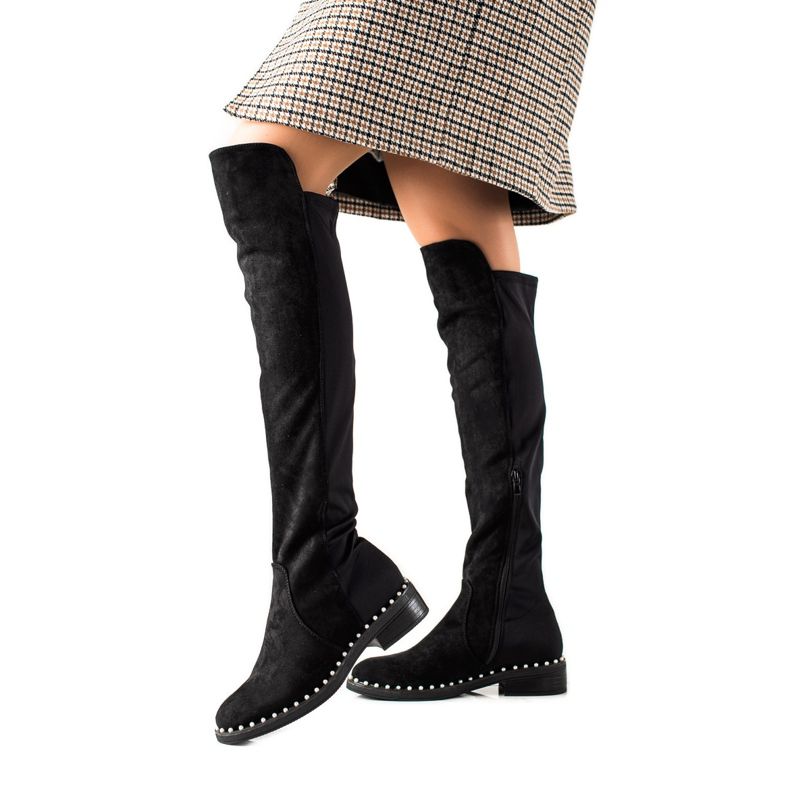 Marquiz Cuissardes avec perles le noir