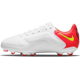 Nike Legend 9 Pro Fg Jr DA1335 176 chaussures de football blanc, éd. blanc