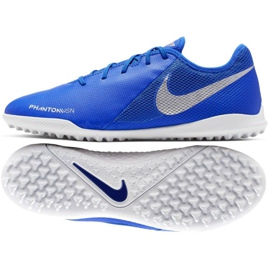 Nike Phantom Vsn Academy Tf M AO3223-410 chaussures de football bleu