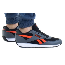 Chaussures Reebok Rewind Run M GX6015 noir bleu marine bleu orange gris