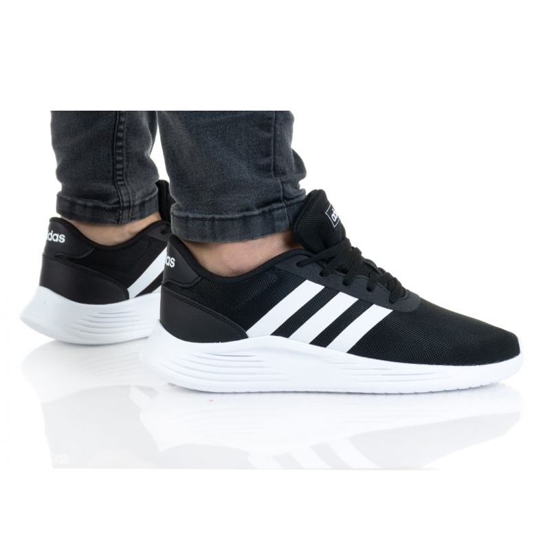 Chaussures Adidas Lite Racer 2.0 K FY7248 blanche le noir